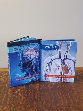 Set of 2 God's Wondrous Machine books "Nervous System" and "Circulatory System"